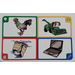 LEGO Creationary Game Card met Rooster