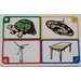 LEGO Creationary Game Card with Turtle