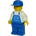 LEGO Creator Bord Mannelijk, Blauw Overalls Minifiguur