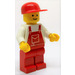 LEGO Creator Board Male, Red Overalls Minifigure