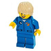 LEGO Crew Member mit Beige Zerzaustes Haar Minifigur