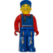 LEGO Crewmember mit Blau Overalls Minifigur