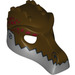 LEGO Krokodil Maske mit Silber Jaw (12551 / 12839)