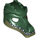 LEGO Krokodil Maske mit Zähne und rot Scar (12551 / 12834)