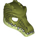 LEGO Crocodile Mask with Yellowish Green Lower Jaw (12551 / 20048)