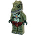 LEGO Krokodil Tribe Warrior met Zandbruin Lager Kaak Minifiguur