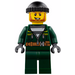 LEGO Crook dans Dark Green Outfit Figurine