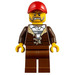 LEGO Escroc avec Prison Chemise under Marron Veste Minifigurine