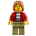 LEGO Gauner mit Rot Jacke Minifigur