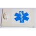 LEGO Cupboard 2 x 3 x 2 Door with EMT Star of Life (Right Side) Sticker (4533)