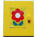 LEGO Schrank Tür 4 x 4 Homemaker mit Blume Aufkleber