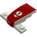 LEGO Gebogen Vorderseite Ende und Base 4 x 4 x 1.3 mit Mouth und &quot;1&quot; (70608 / 93589)