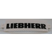LEGO Curved Panel 13 x 2 x 3 with Pin Holes with &#039;LIEBHERR&#039; Sticker (18944)