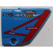 LEGO Curved Panel 14 Right with RIGHT JET INTAKE (DANGER) Sticker (64680)