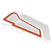 LEGO Curved Panel 17 Left with Orange and Grey Panels Sticker (64392)