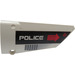 LEGO Curved Panel 18 Right with &#039;POLICE&#039; and &#039;CAUTION HOT SURFACE&#039; Sticker (64682)