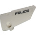 LEGO Curved Panel 4 Right with &#039;POLICE&#039; Sticker (64391)