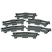 LEGO Curved Rails (Gris foncé) 2735-1