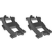 LEGO Curved Rails Set (Dark Stone Gray) 2735-2
