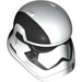 LEGO Gebogen Stormtrooper Helm mit Specialist Trooper Schwarz Streifen (36316)