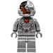 LEGO Cyborg con Plateado Manos Minifigura