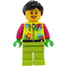 LEGO Cyclist - Vibrant Geel Jumpsuit Minifiguur