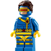 LEGO Cyclops z Niebieski Garnitur z Printed Nogi Minifigurka