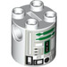 LEGO Cylinder 2 x 2 x 2 Robot Body with Gray Lines and Green (R2-R7) (Undetermined) (60854)