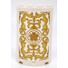 LEGO Cylinder 2 x 4 x 5 Half with Gold Decoration Sticker (35312)