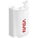 LEGO Cylinder 2 x 4 x 5 Half with Red &#039;NASA&#039; Sticker (35312)