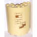 LEGO Cylinder 3 x 6 x 6 Half with Brick pattern Sticker (35347)