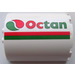 LEGO Cylinder 3 x 6 x 6 Half with Red and Green Stripe and Octan Logo (Right) Sticker (87926)