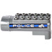 LEGO Cylinder 8 x 3 Ø 20.9 med &#039;Polis&#039; och Bulldog Klistermärke (87944)