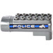 LEGO Zylinder 8 x 3 Ø 20.9 mit &#039;Polizei&#039; und Bulldog Aufkleber (87944)