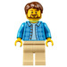 LEGO Dad mit Bart Minifigur