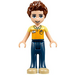 LEGO Daniel, Dark Bleu Pantalon, Orange et Bright Lumière Jaune Polo Chemise Minifigurine