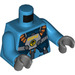 LEGO Donker Azuurblauw Alien Defense Unit Flight Jumpsuit Torso (973 / 76382)