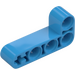 LEGO Dark Azure Beam 2 x 4 Bent 90 Degrees, 2 and 4 holes (32140 / 42137)