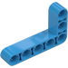 LEGO Mørk asurblå Bjelke 3 x 5 Bøyd 90 grader, 3 og 5 Hull (32526 / 43886)