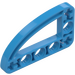 LEGO Ciemny lazur Belka 3 x 5 x 0.5 Zgięty 90 stopni Kwartał Ellipse (32250 / 65714)