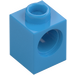 LEGO Dark Azure Brick 1 x 1 with Hole (6541)