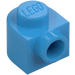 LEGO Dark Azure Brick 1 x 1 x 0.7 Round with Side Stud (3386)