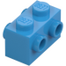 LEGO Dark Azure Brick 1 x 2 with Studs on Opposite Sides (52107)