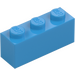 LEGO Dark Azure Brick 1 x 3 (3622)