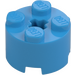 LEGO Dark Azure Brick 2 x 2 Round (3941 / 6143)