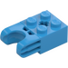 LEGO Dark Azure Brick 2 x 2 with Ball Joint Socket (Wide Closed Socket) (67696)