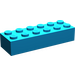 LEGO Dark Azure Brick 2 x 6 (44237)