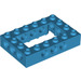 LEGO Dark Azure Backstein 4 x 6 mit Open Center 2 x 4 (32531 / 40344)