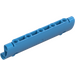 레고 어두운 하늘색 구부러진 패널 11 x 3 ~와 함께 2 핀 구멍 (62531)