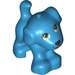 LEGO Dark Azure Dog with Green Eyes (66356 / 66686)
